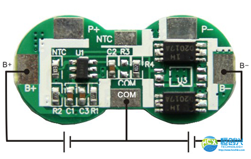 鋰電池保護(hù)板的接線簡化教程